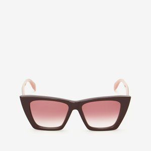 Alexander McQueen Selvedge Cat-eye Sunglasses